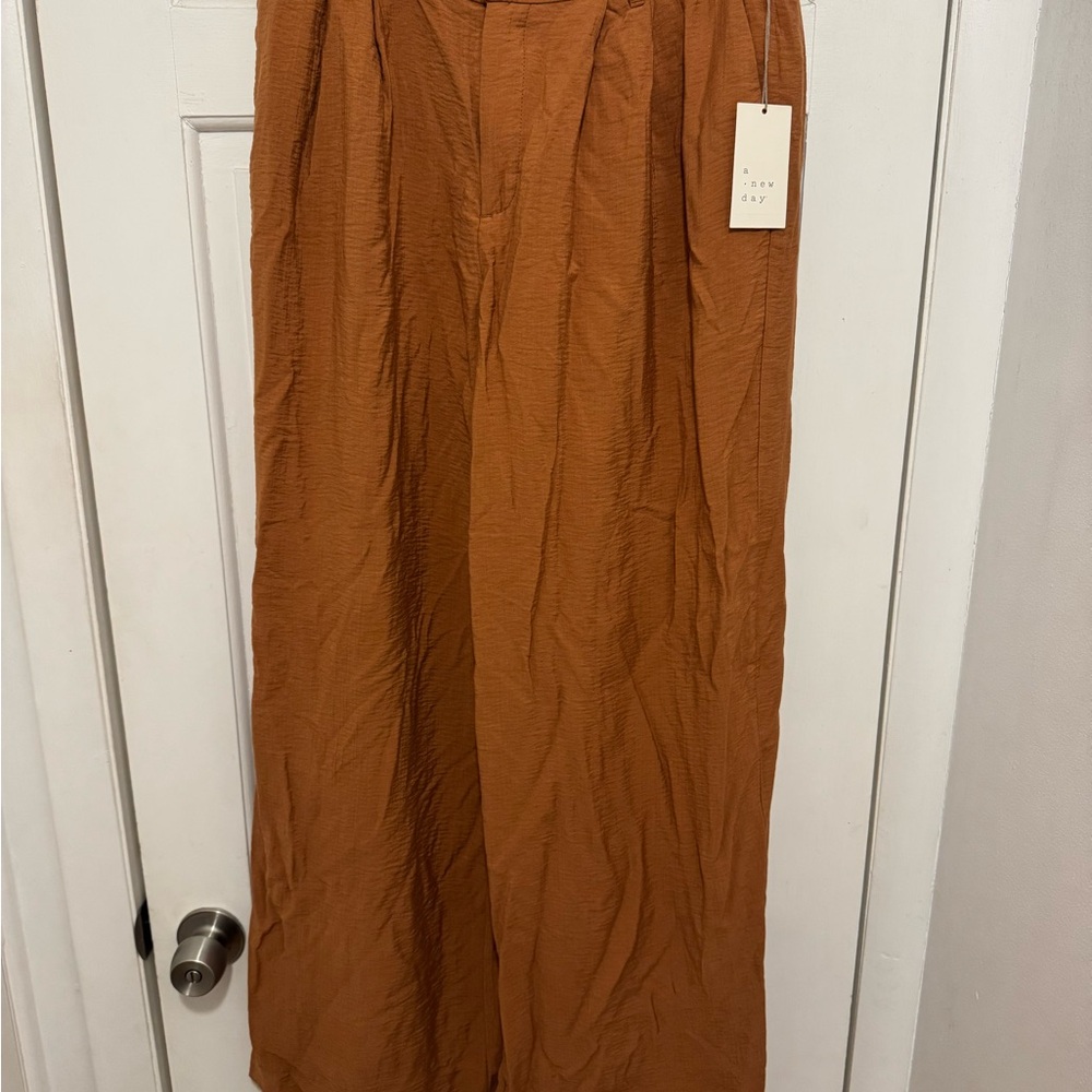 a new day Burnt Orange Wide Leg Pants